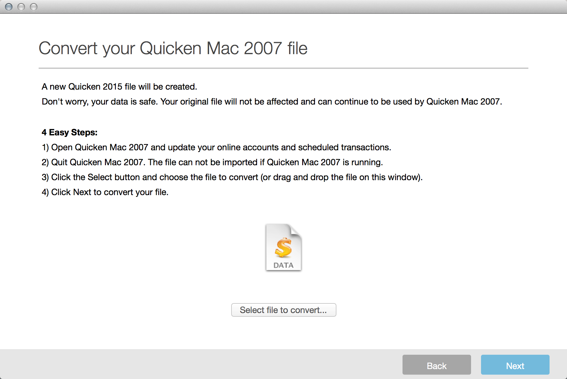 stand alone quicken for mac